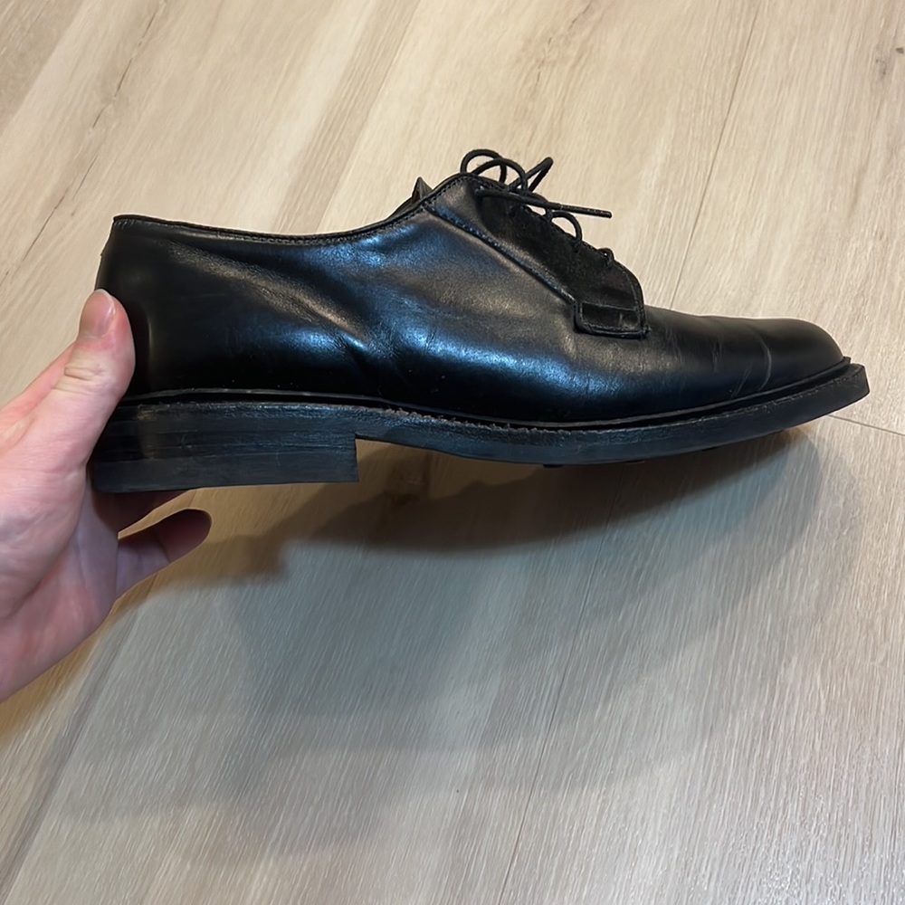 Black Allen Edmonds Dress Shoes. Size 10.5 D width - Picture 6 of 8
